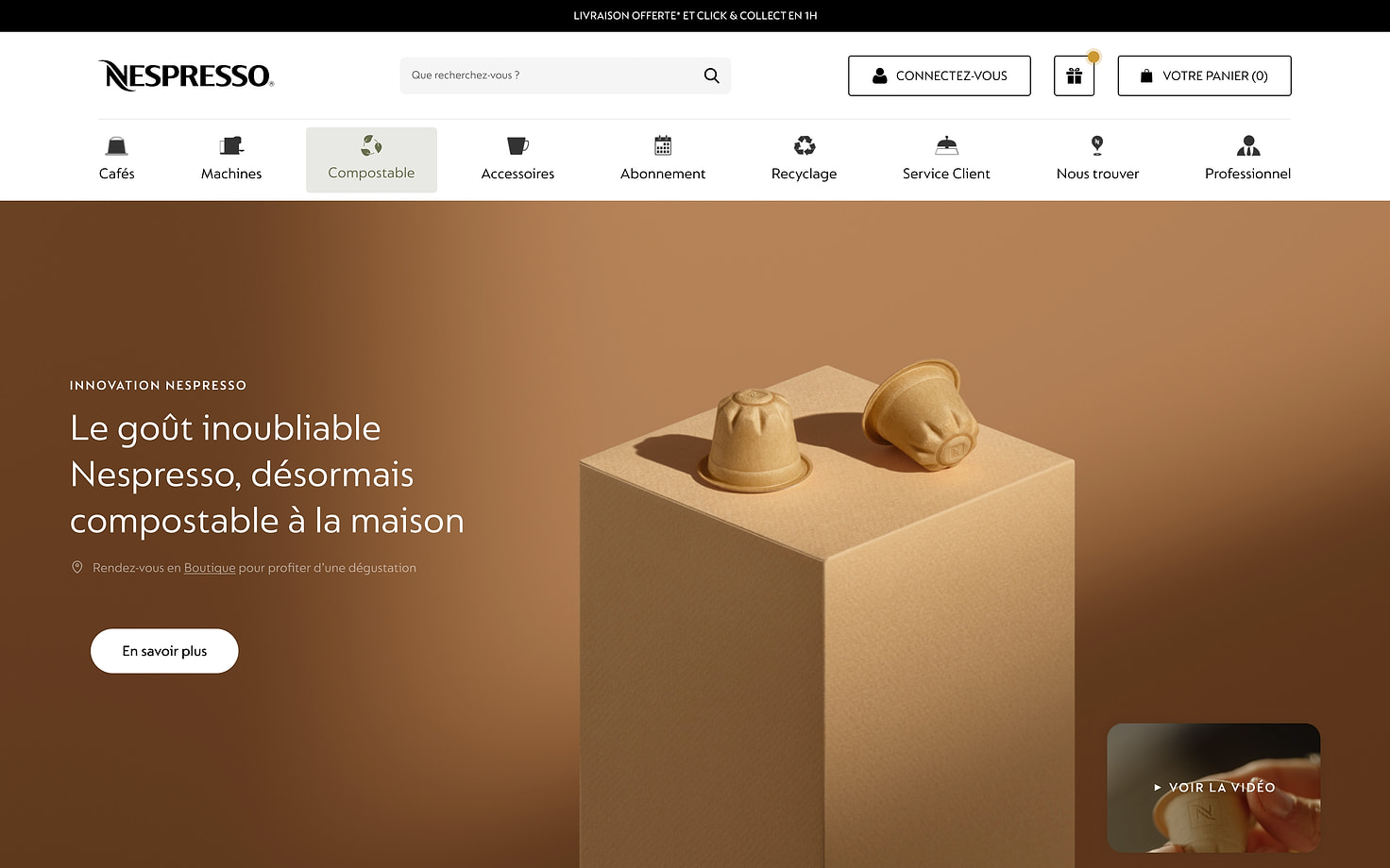Nespresso : Un système qui génère automatiquement les pages d’offres du site.